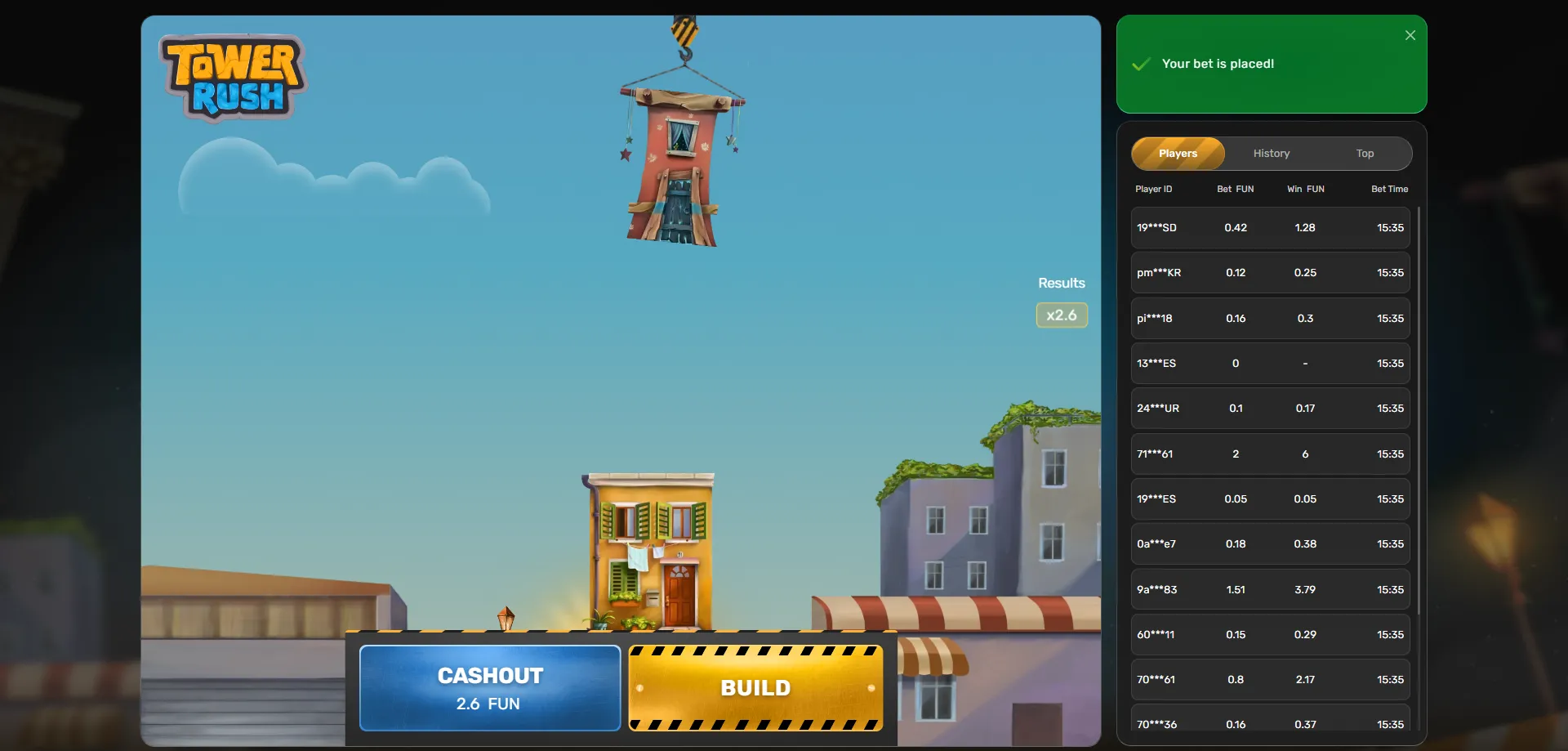 لعبة tower rush melbet للاعبين المصريين عبر الإنترنت